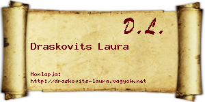 Draskovits Laura névjegykártya